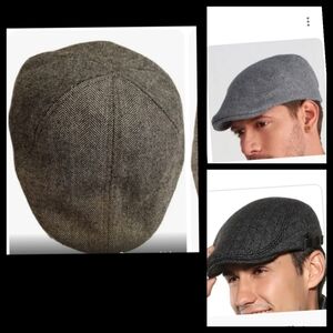 Weatherproof Golfer Newsboy Tweed Flat Newsboy Cap Hat Size Medium●